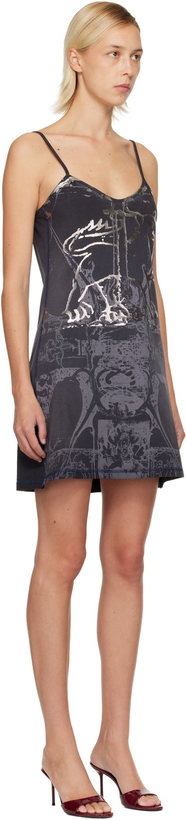 Šaty Diesel D-Longy Minidress Šedá | A19587 0DEBZ, 1