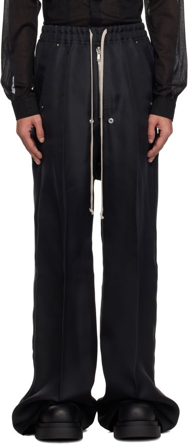 Nohavice Rick Owens Rick Owens Hollywood Bela Wide Leg Trousers Čierna | RR01E5366 SG, 0