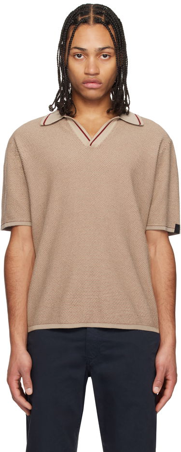 Polo tričko rag & bone Rag & Bone Harvey Jonny Collar Polo Béžová | MBS24H041BC41, 0
