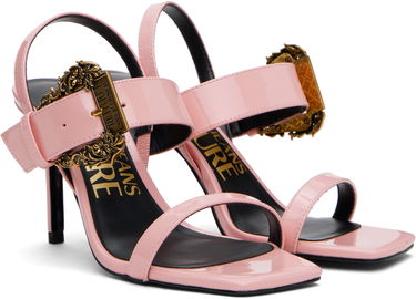 Tenisky a topánky Versace Versace Jeans Couture Baroque Buckle Emily Heeled Sandals Ružová | E78VA3S71_EZS190, 3