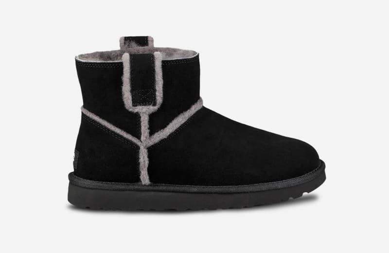 Tenisky a topánky UGG ® Classic Mini Spill Seam Čierna | 1100211-BLK