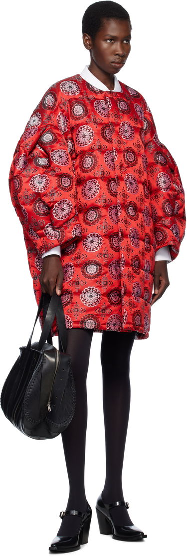 Prešívaná bunda Comme des Garçons Comme des Garçons Jacquard Quilted Puffer Červená | GO-J034-051-1, 3