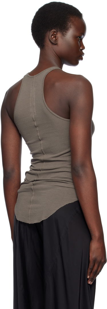 Tielko Rick Owens Rick Owens Hollywood Basic Rib Tank Top Hnedá | RP01E7101 RC, 2