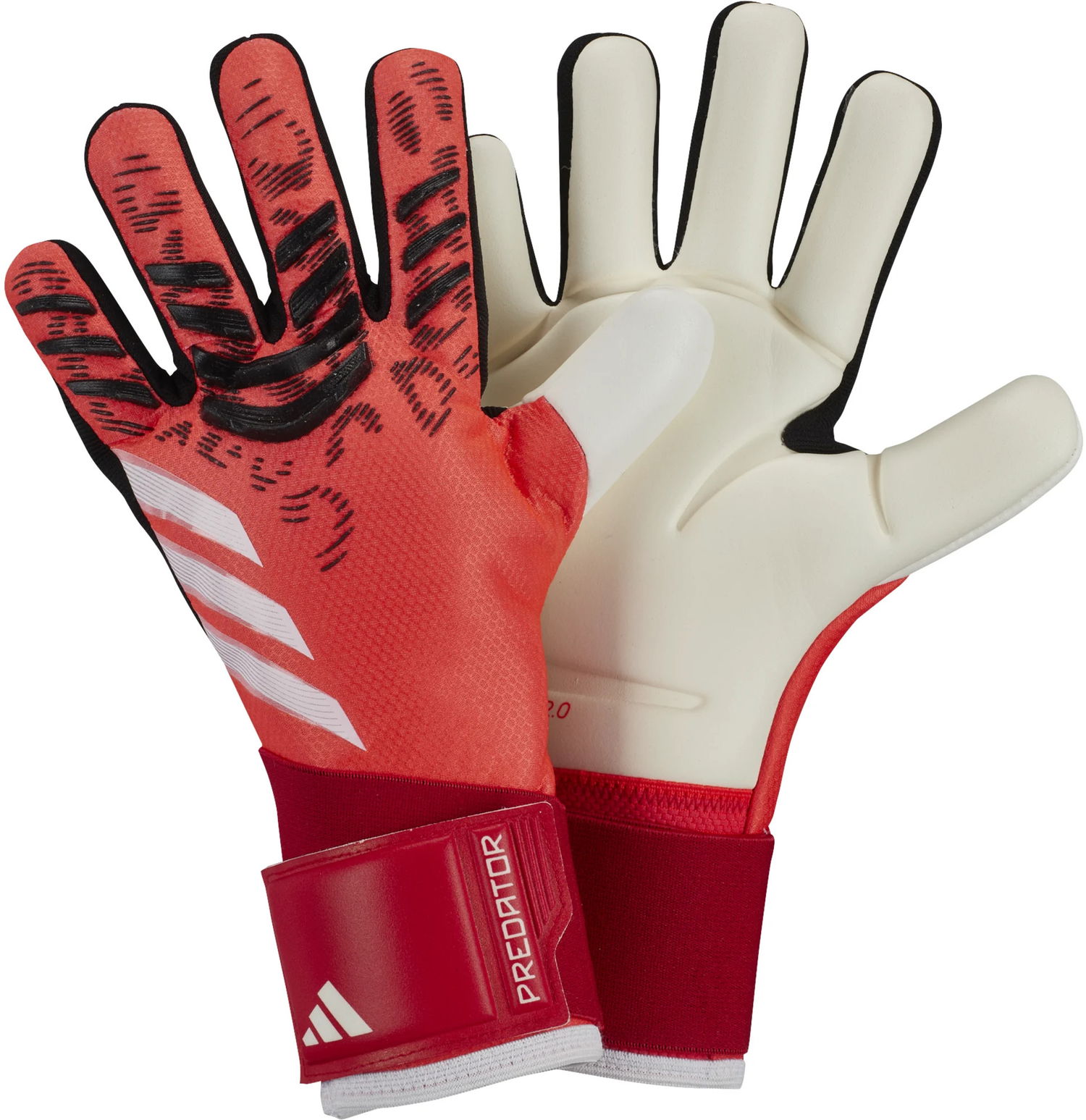 Rukavice adidas Performance Predator Pro Kids Goalkeeper Gloves Červená | JH3813, 1