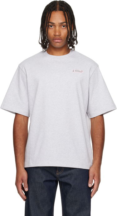 Tričko Casablanca 'Casablanca' Logo Patch T-shirt Šedá | M-AW25-JTS-044-02, 0