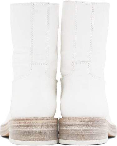 Oblečenie Ann Demeulemeester Ann Demeulemeester Billie Canvas Boots Biela | 2201-W-R11-195-001, 1