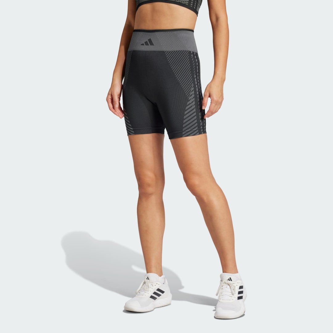 Šortky adidas Performance Seamless Training Shorts 5" Čierna | JE3210, 0