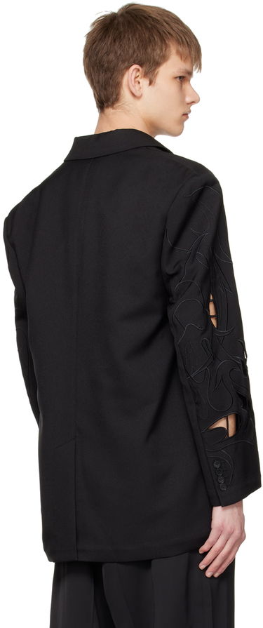 Bunda Feng Chen Wang Feng Chen Wang Phoenix Cutout Blazer Čierna | FUS15JK07, 2
