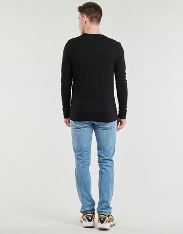 Sveter Tommy Hilfiger Long Sleeve TOMMY LOGO LONG SLEEVE TEE Čierna | MW0MW09096-BDS, 3