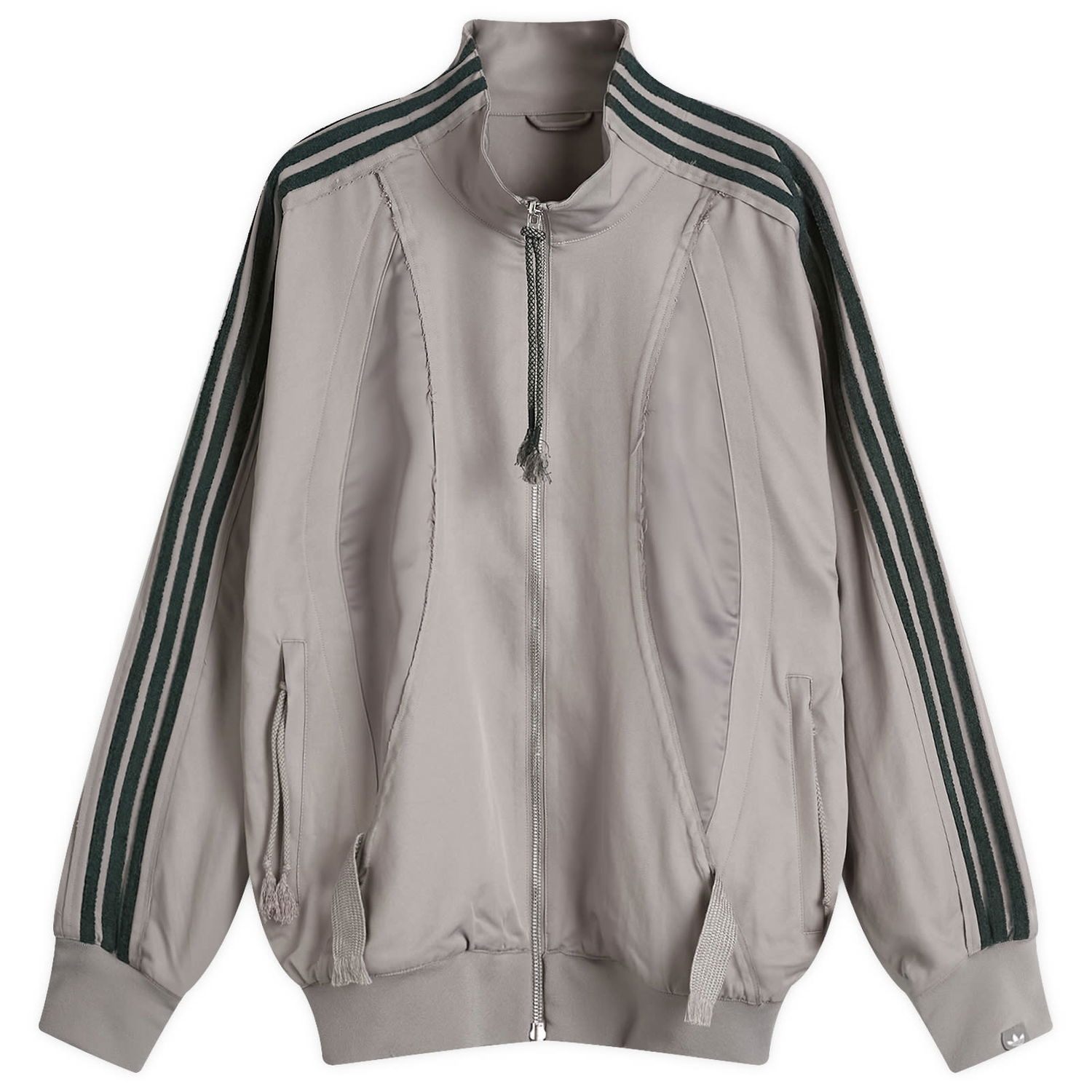 Bomber bunda adidas Originals Adi004 Zippered Longsleeve Jacket With Drawstrings Šedá | JI9646, 0