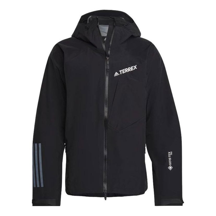 Vetrovka adidas Performance Terrex Gore-Tex Pro Jacket 'Black White' Čierna | HH8899