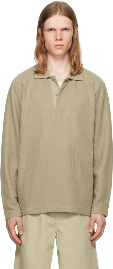 Polo tričko NORSE PROJECTS Norse Projects Ruben Double Face Long Sleeve Polo Zelené | N10-0214, 0