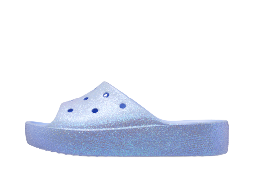 Tenisky a topánky Crocs Classic Platform Glitter Slides Modrá | 208233-5Q6