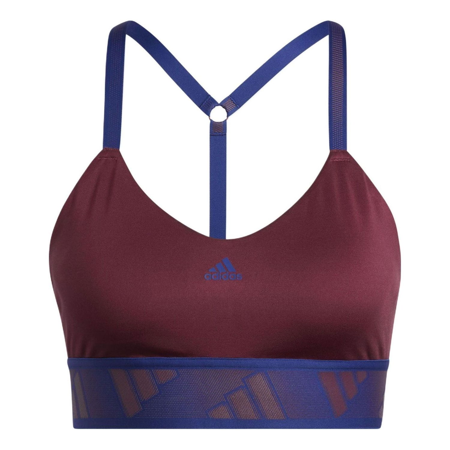 Podprsenka adidas Originals All Me Light Support Training Bra Fialová | GR8181, 0