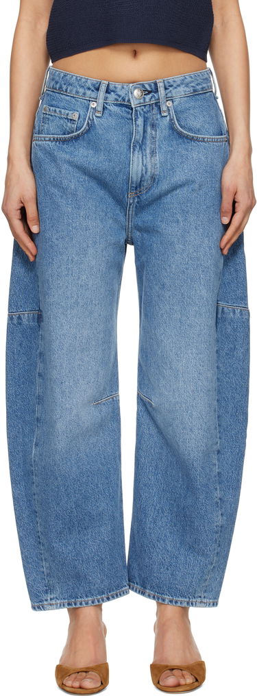Džínsy rag & bone rag & bone Charlie Ankle-Length Barrel Jeans Modrá | WDD25S2994RGAC, 0