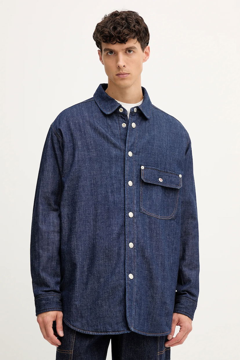 Košeľa KENZO Kenzo Relaxed Fit Denim Shirt Modrá | FF65DC5066E1