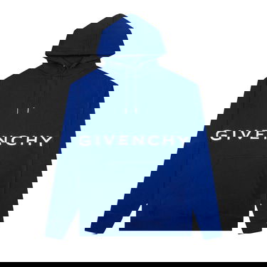 Mikina Givenchy Classic Fit Bonded Hoodie Navy | BMJ0GH3Y78 426, 1