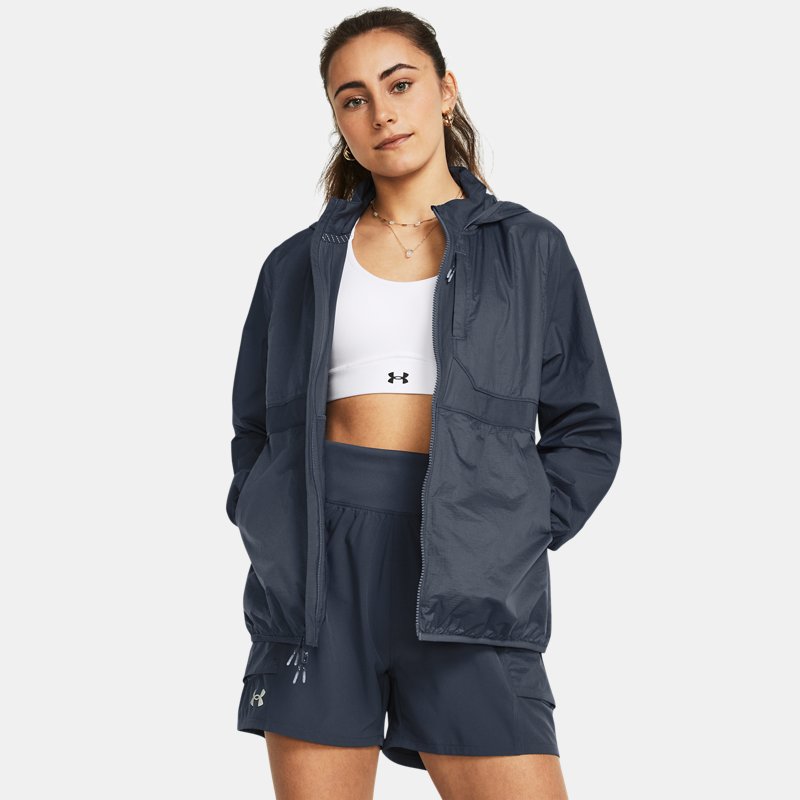 Vetrovka Under Armour Lightweight Running Jacket With Zipper Modrá | 1383358-044