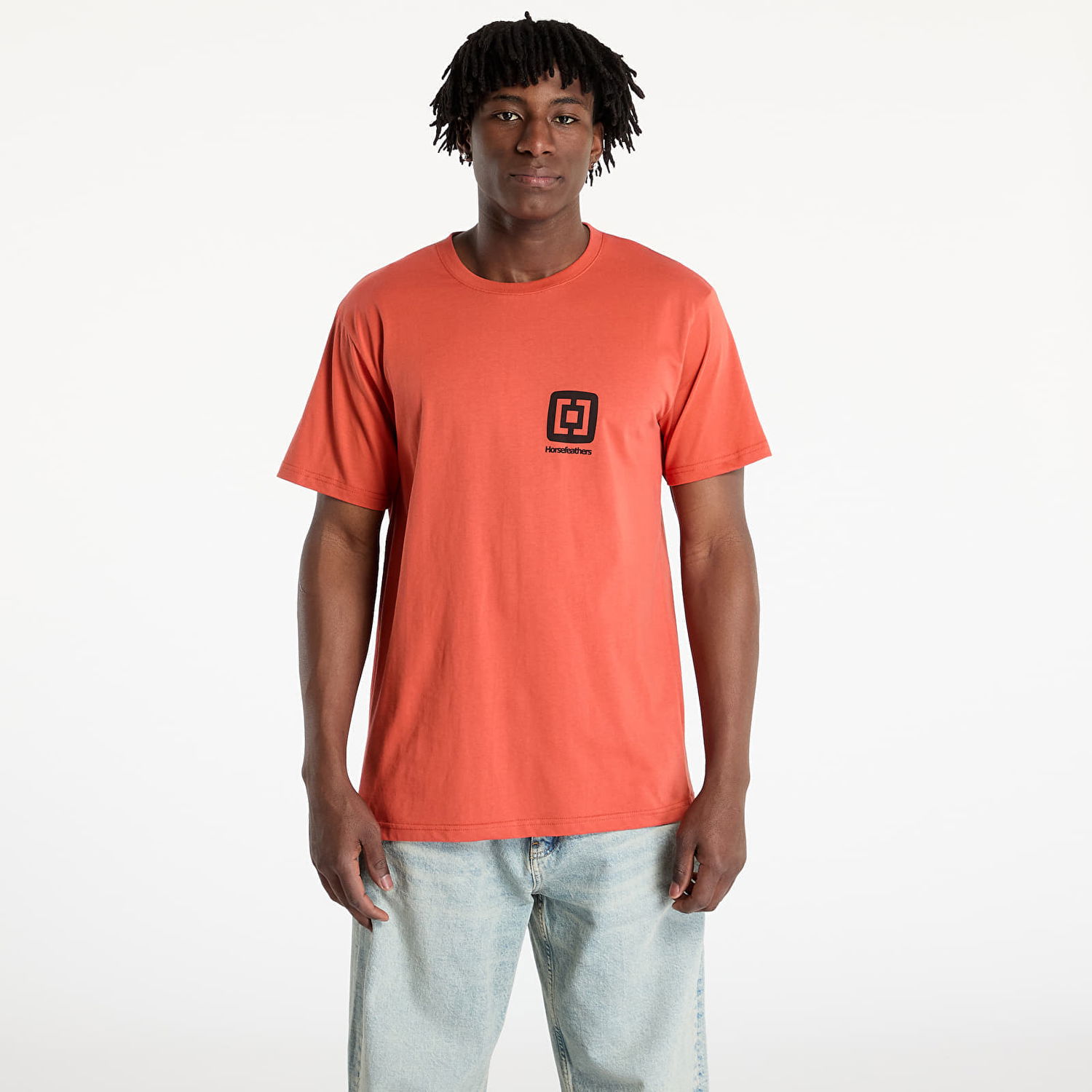 Tričko Horsefeathers Horsefeathers Mini Logo T-Shirt Oranžová | SM1350C, 0