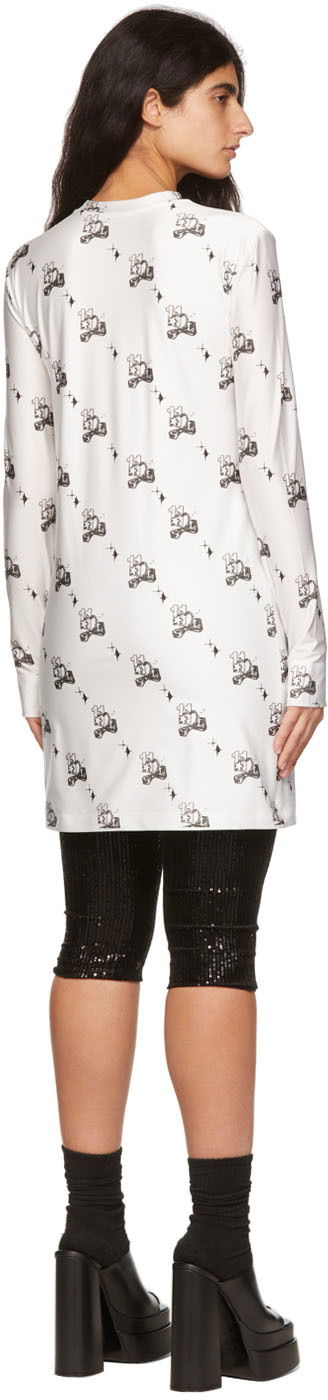 Šaty We11done Printed Mini Dress Biela | WD-TO1-22-572-W-WH, 2