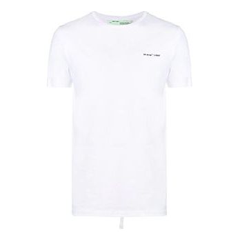 Tričko Off-White Off-White Slim Fit Short Sleeve T-Shirt Biela | OMAA027S191850220110