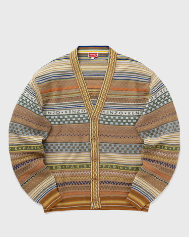 Sveter KENZO FAIRISLE CARDIGAN Zippers & Cardigans Béžová | FE55CA4413CC.12, 0