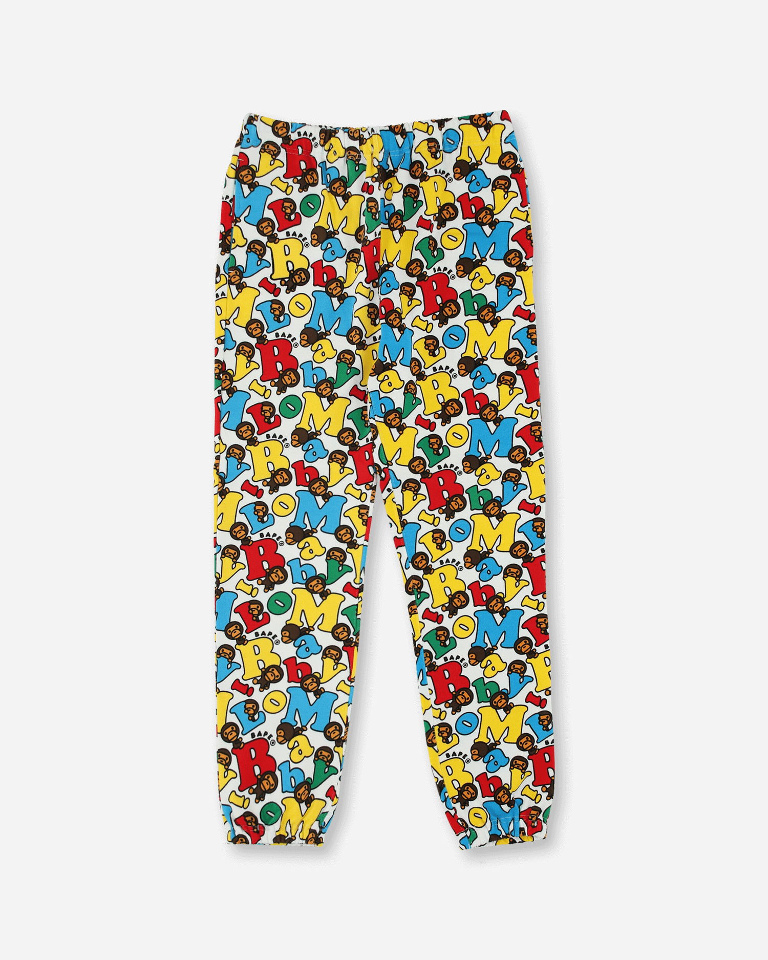 Tepláky BAPE Baby Milo Alphabet Slim Sweatpants Rôznofarebný | 2G80152027 MULTI, 1