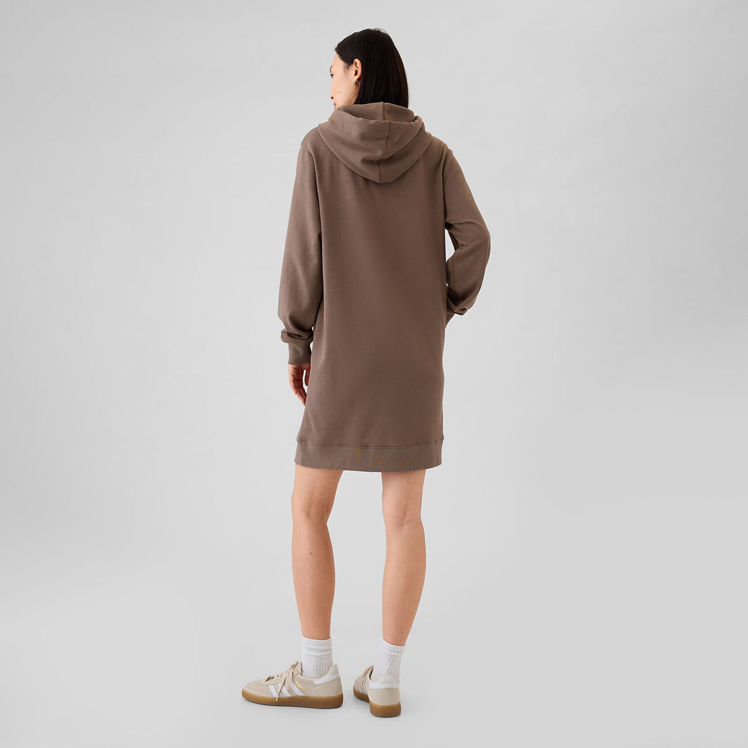 Mikina GAP Dress Logo Hoodie Plymouth Rock Hnedá | 498949-01, 1