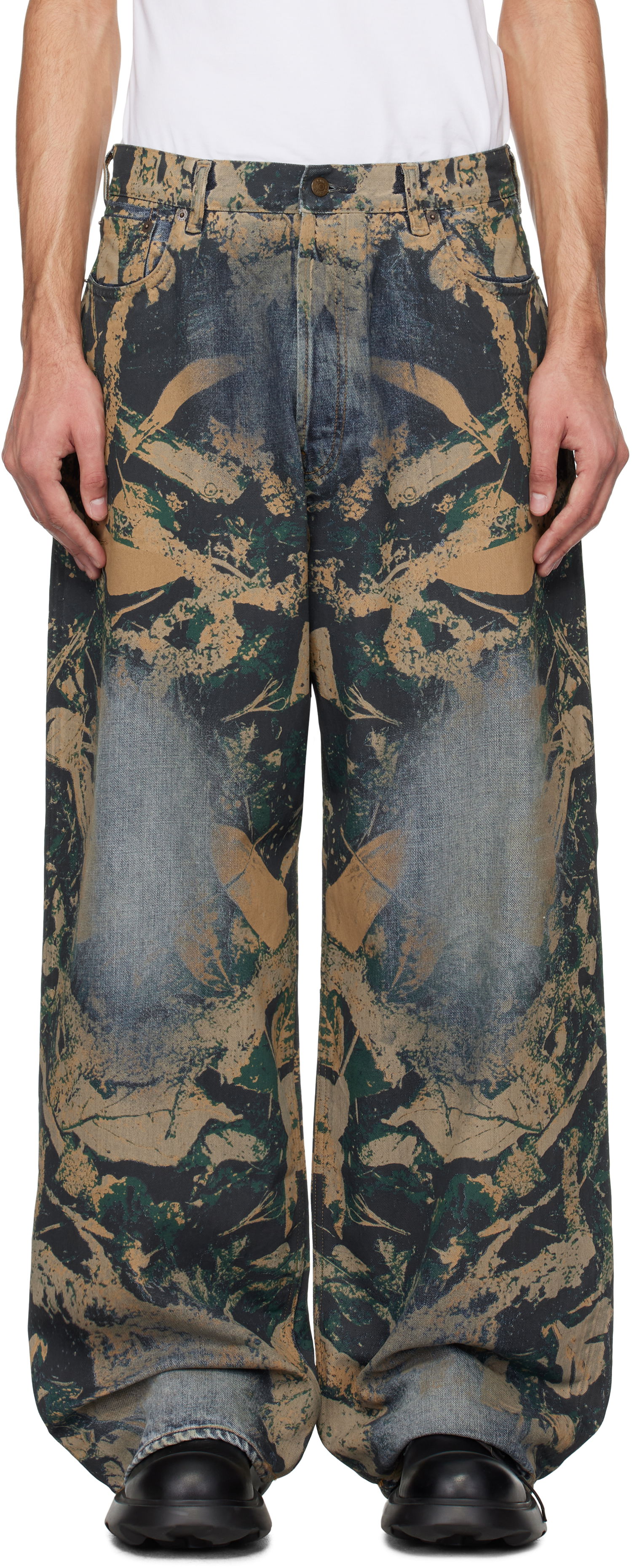 Džínsy Acne Studios Acne Studios Super Baggy Fit 2023 Jeans Rôznofarebný | C00074-, 0