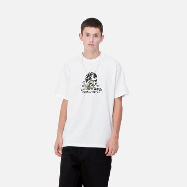 Tričko Carhartt WIP Graphic Works Printed T-Shirt Biela | I034014_9, 0