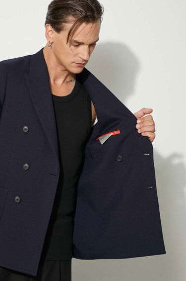 Bunda Paul Smith Paul Smith Double-Breasted Wool Blazer Navy | M1R.2320.N01746, 6