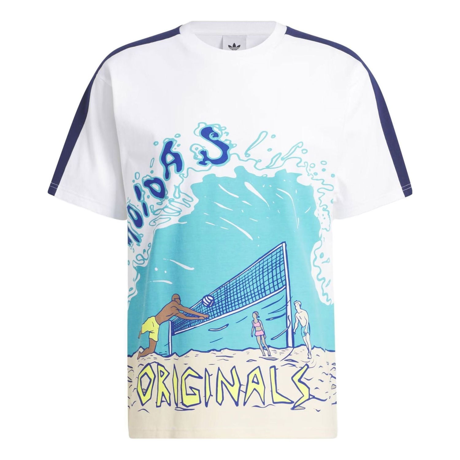 Tričko adidas Originals Beach Sports Graphic Tee Biela | IN4777, 0
