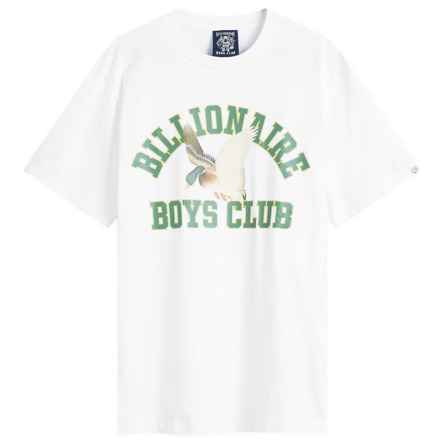 Tričko BILLIONAIRE BOYS CLUB Duck Varsity Graphic T-Shirt White - Size Large Biela | B24465-WHT, 1