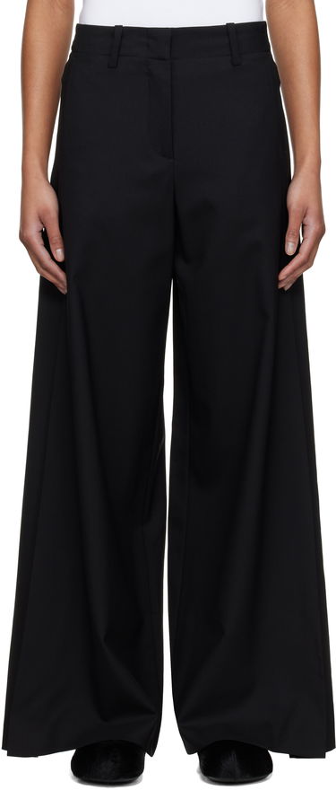 Nohavice KENZO Kenzo Paris Wide-Leg Trousers Čierna | FF52PA0999RA, 0