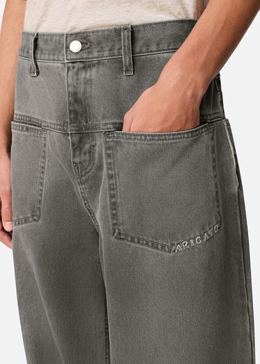 Džínsy AXEL ARIGATO Invert Relaxed Jeans Šedá | A3778004, 11