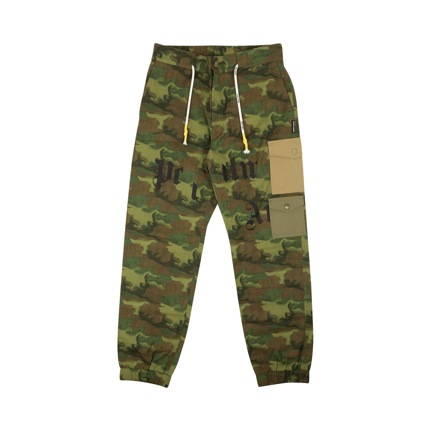 Cargo nohavice Palm Angels Camo Cargo Pants Zelené | PMCA085R21FAB0018556, 1
