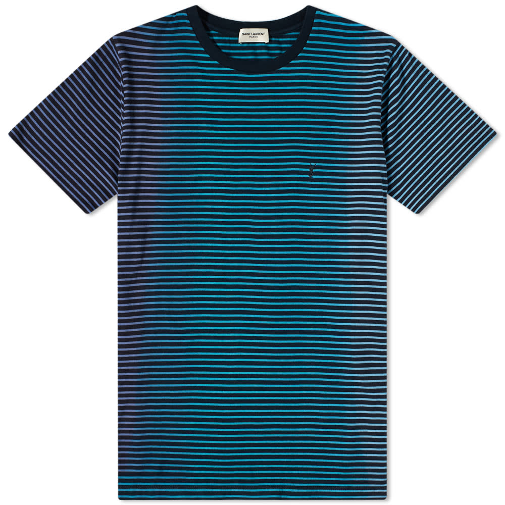 Stripe Tee with Logo