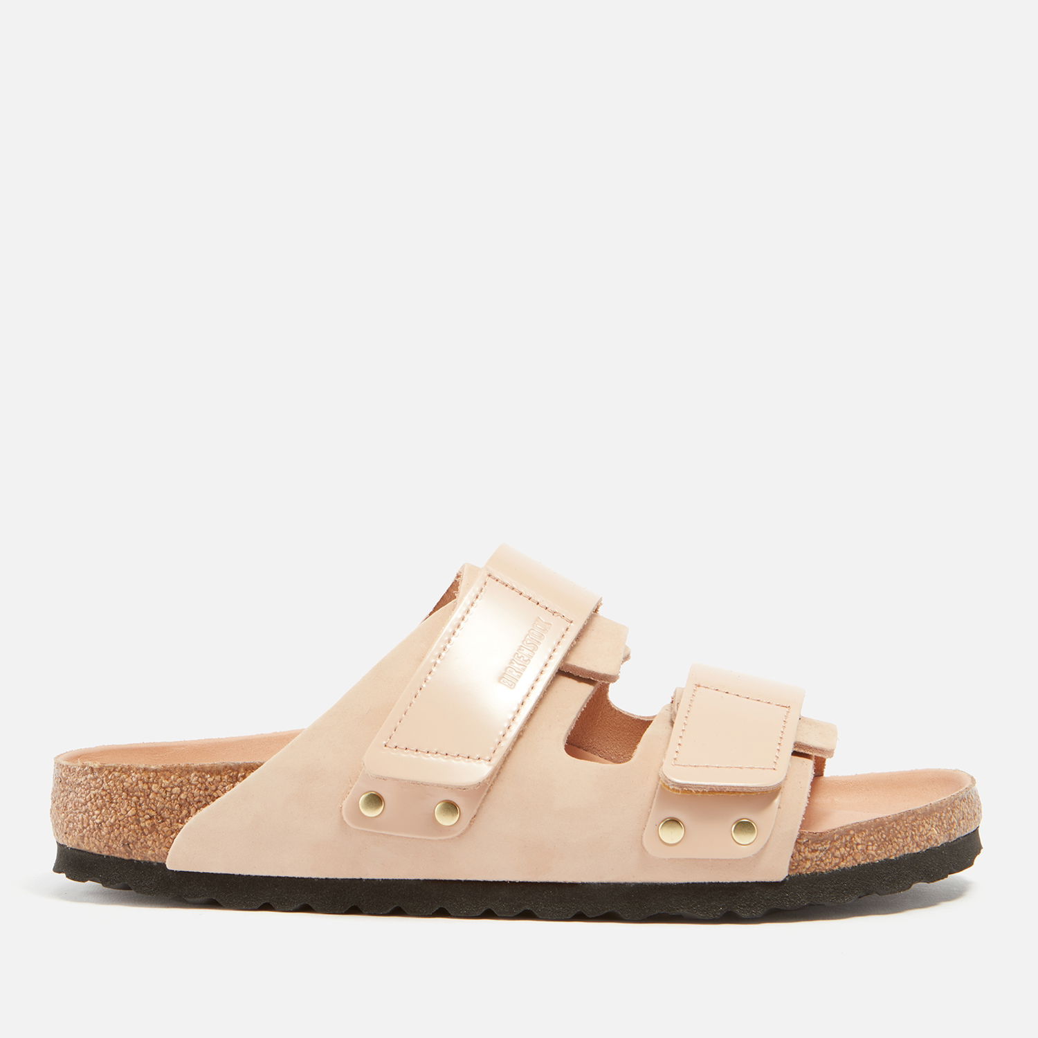 Tenisky a topánky Birkenstock Women's Uji Nubuck and Patent Leather Sandals - UK 3.5 Béžová | 1026544, 0