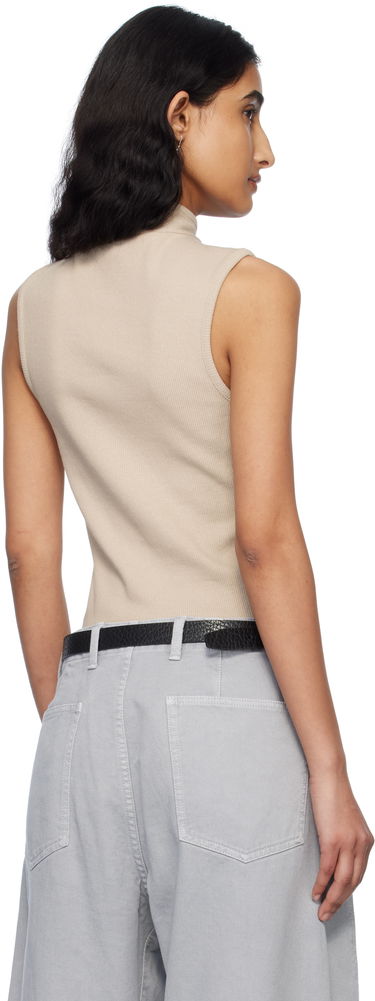 Tielko LEMAIRE Lemaire Asymmetrical Fitted Tank Top Béžová | TO1351 LJ1030, 2
