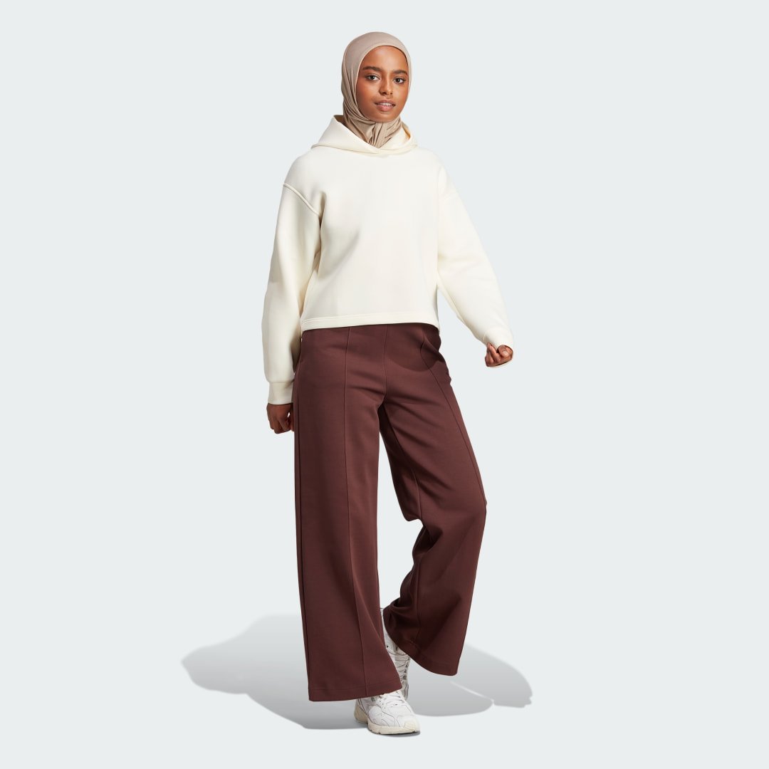 Premium Essentials Wide-leg Pintuck Pants