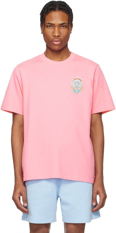 Tričko Casablanca Casablanca Casa Way Skate T-Shirt Ružová | MS25-JTS-001-07, 0