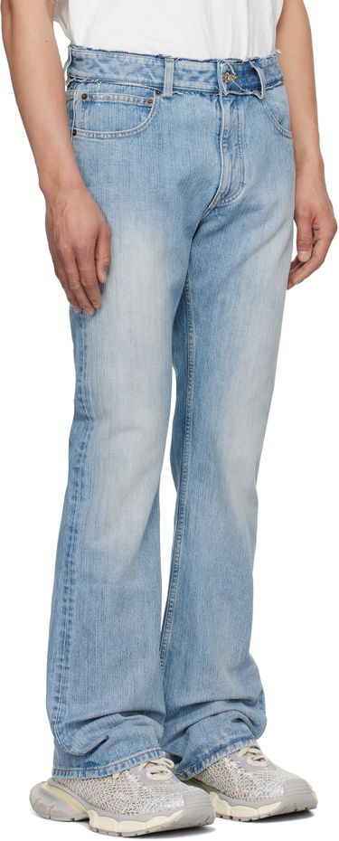 Džínsy Balenciaga Balenciaga Low-Waist Jeans Modrá | 814225TRW59, 1