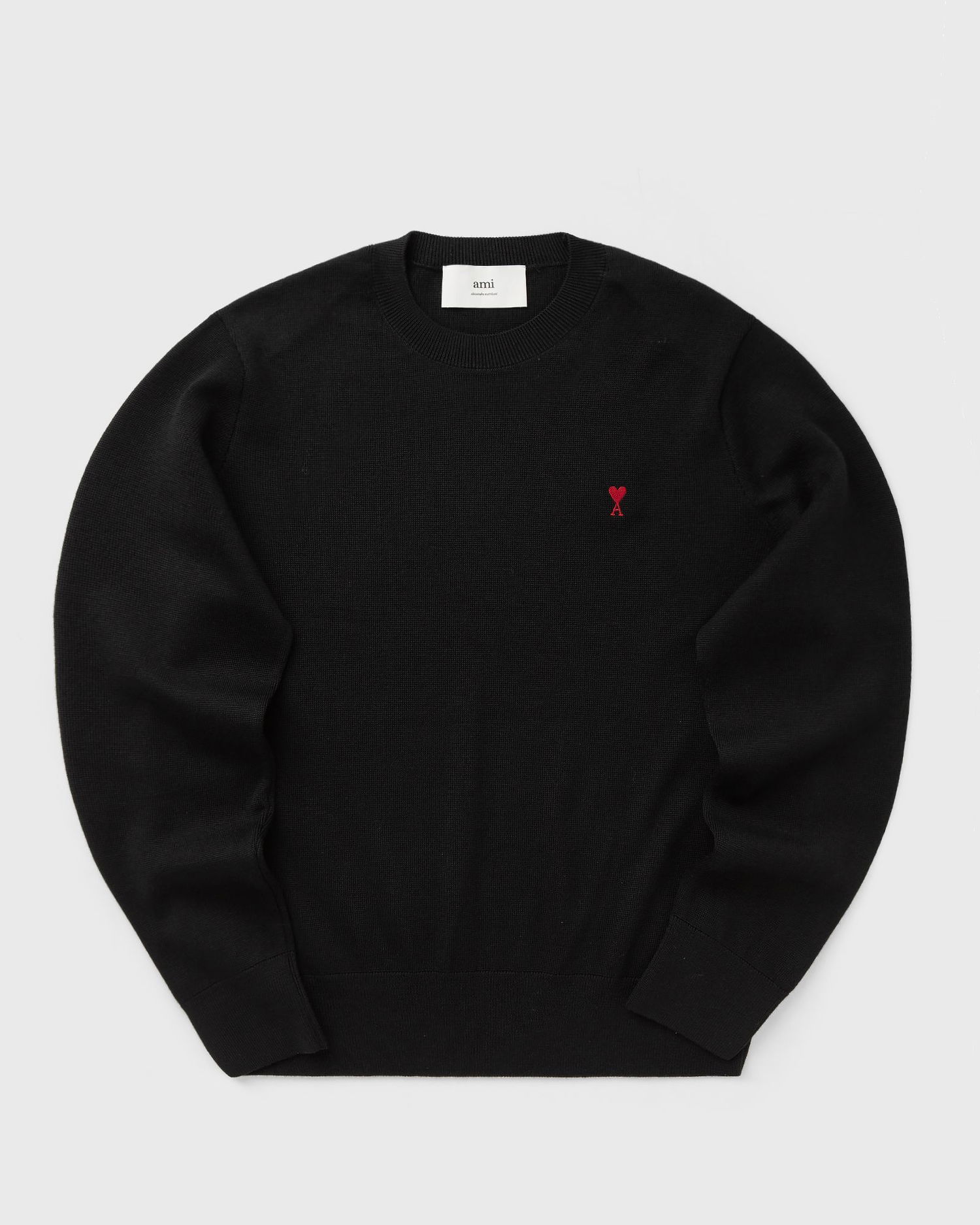 Sveter AMI AMI De Coeur Crewneck Sweater Čierna | HKS826.001-009, 0