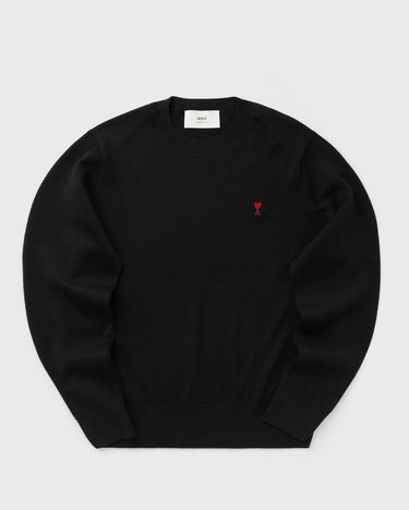 Sveter AMI AMI De Coeur Crewneck Sweater Čierna | HKS826.001-009, 0