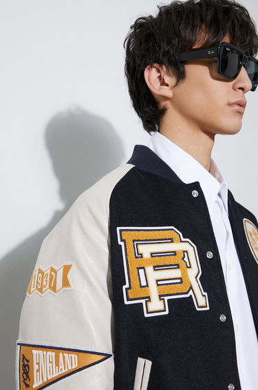 Bomber bunda Baracuta Baracuta Varsity Wool Blend Bomber Jacket Navy | BRCPS0996, 6