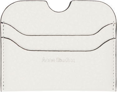 Peňaženka Acne Studios Acne Studios Leather Card Holder Biela | CG0275-, 0