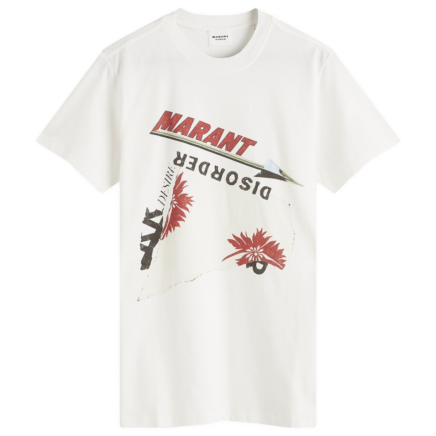 Tričko Isabel Marant Étoile Zoeline Printed T-shirt Biela | 24ATS0147FA-B3N06E-20WH, 0