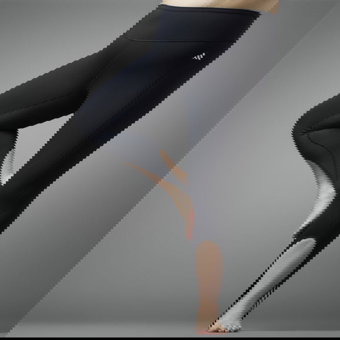 Legíny adidas Originals Collective Power Yoga Studio Leggings (plus size) Čierna | HT5595, 1