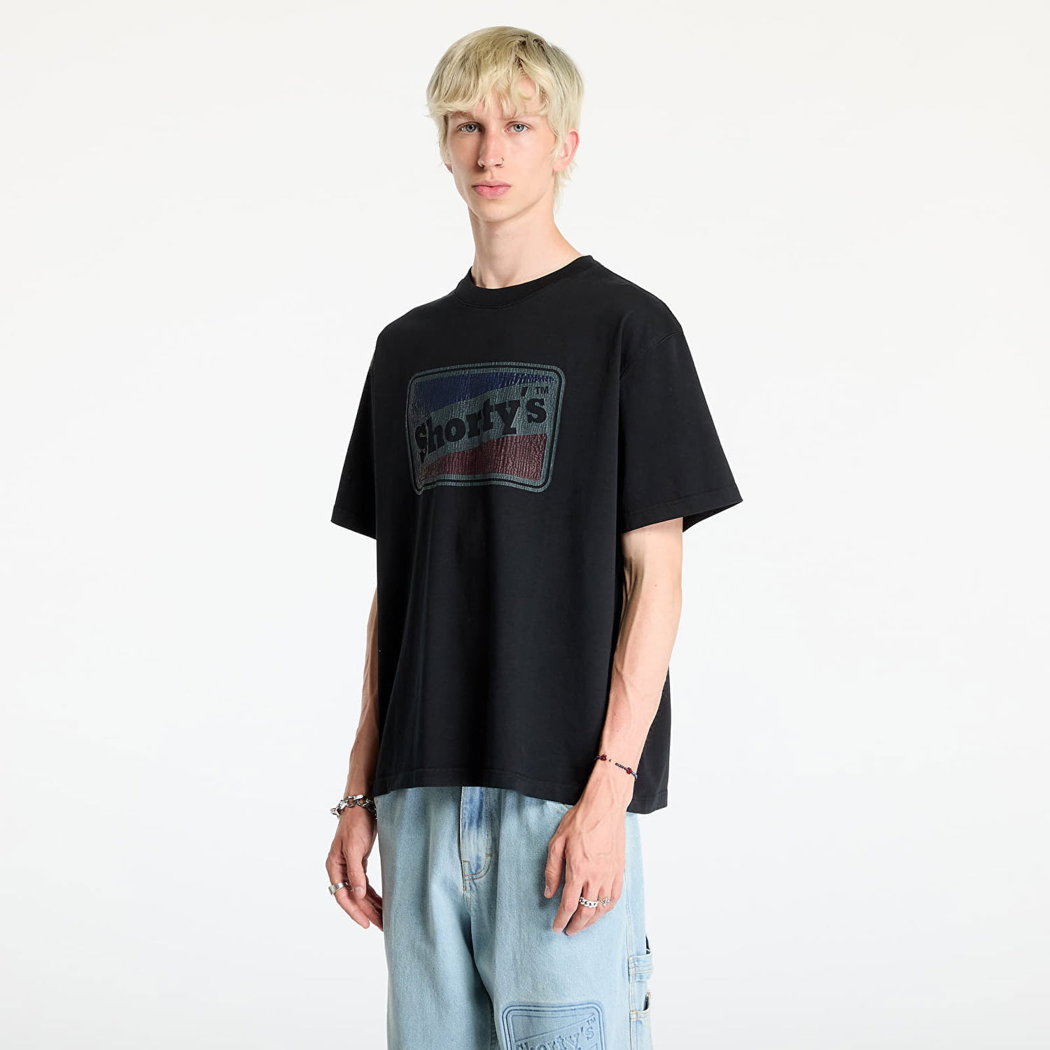 Tričko Pleasures Box Logo Heavyweight T-Shirt Black Čierna | P24F002 BLACK, 0
