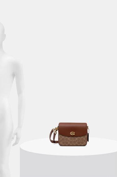 Taška cez rameno Coach Coach Cassie 19 Crossbody Bag Hnedá | CV436, 6